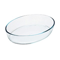 PYREX CRISTAL: MOLDE OVAL 35X24cm. (3Ltrs.) Ref.1041029