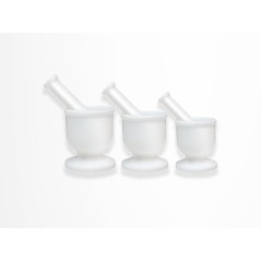 MORTERO POLIETILENO DE PEANA CON MANO