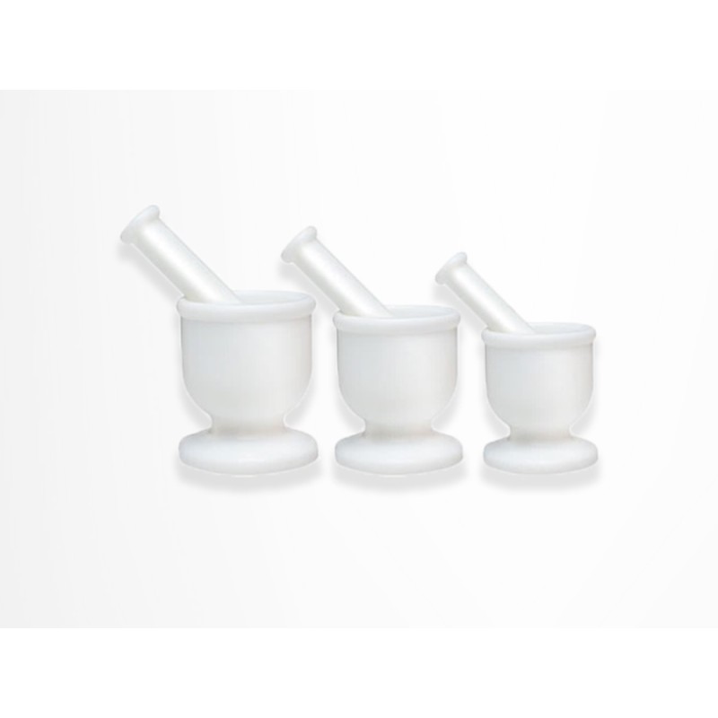 MORTERO POLIETILENO DE PEANA CON MANO