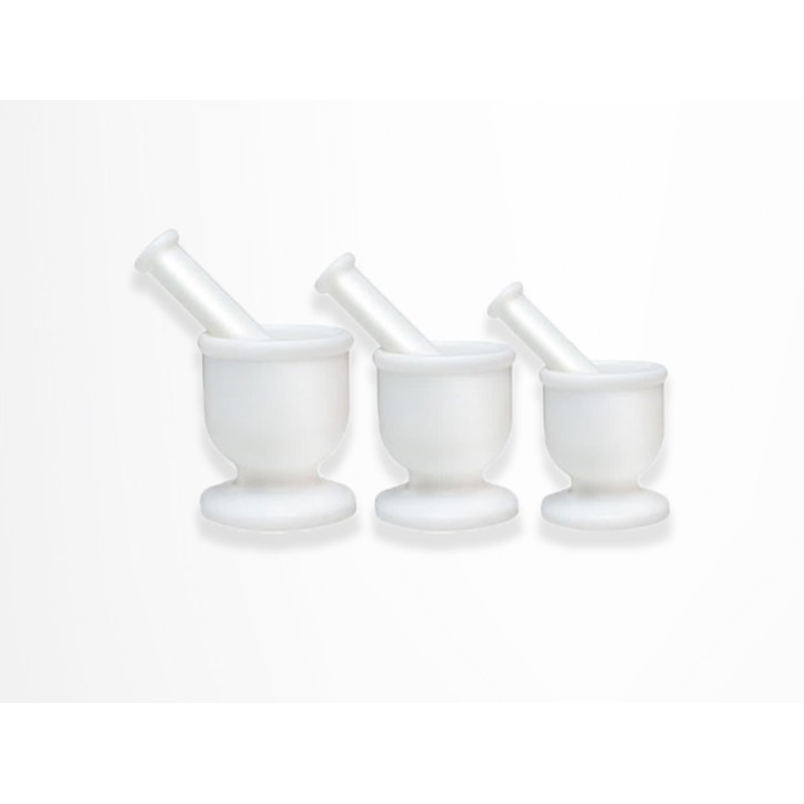 MORTERO POLIETILENO DE PEANA CON MANO