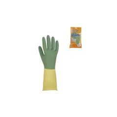 GUANTES LIMPIEZA REFORZADO BICOLOR - 3 Medidas disponibles.