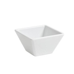 MINIATURAS MELAMINA: BOWL MING BLANCO 8X8Xh4 5cm. Ref.B885071R