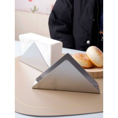 SERVILLETERO COCTEL: ACERO INOX - 12 5Xh7cm. - DISENO TRIANGULAR - Ref.BY01011078413