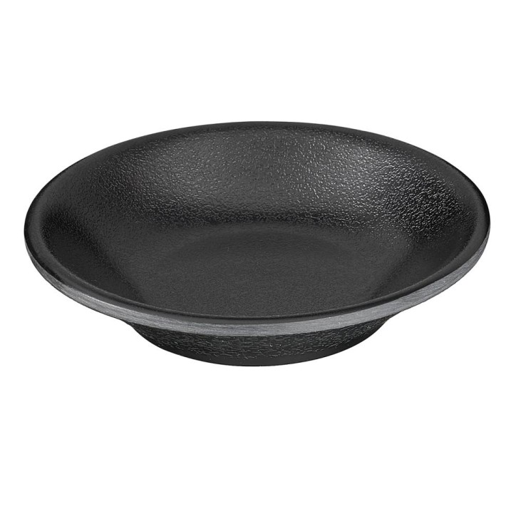 MINIATURAS MELAMINA: ZEN CUENCO BOL Ø8Xh1 5cm. COLOR NEGRO Ref.83723