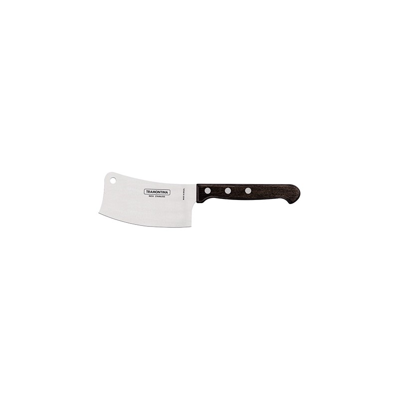 TRAMONTINA: CUCHILLO CHULETERO HACHUELA 9cm. Polywood FSC Ref.29810-329