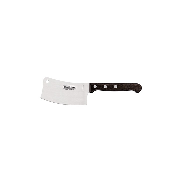 TRAMONTINA: CUCHILLO CHULETERO HACHUELA 9cm. Polywood FSC Ref.29810-329