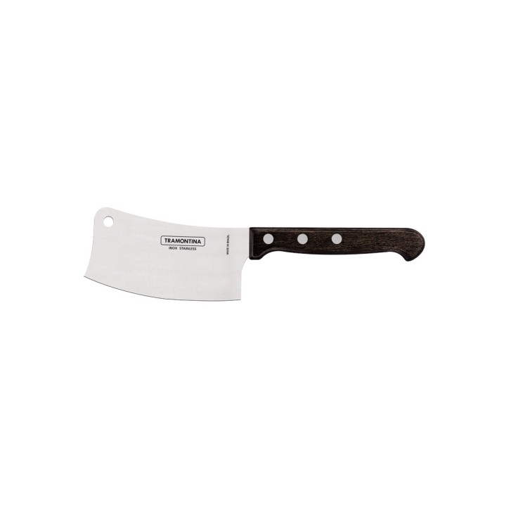 TRAMONTINA: CUCHILLO CHULETERO HACHUELA 9cm. Polywood FSC Ref.29810-329