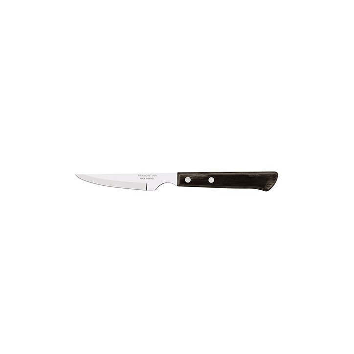 TRAMONTINA: CUCHILLO CHULETERO PIZZA Polywood FSC 11cm. Ref.29810-106