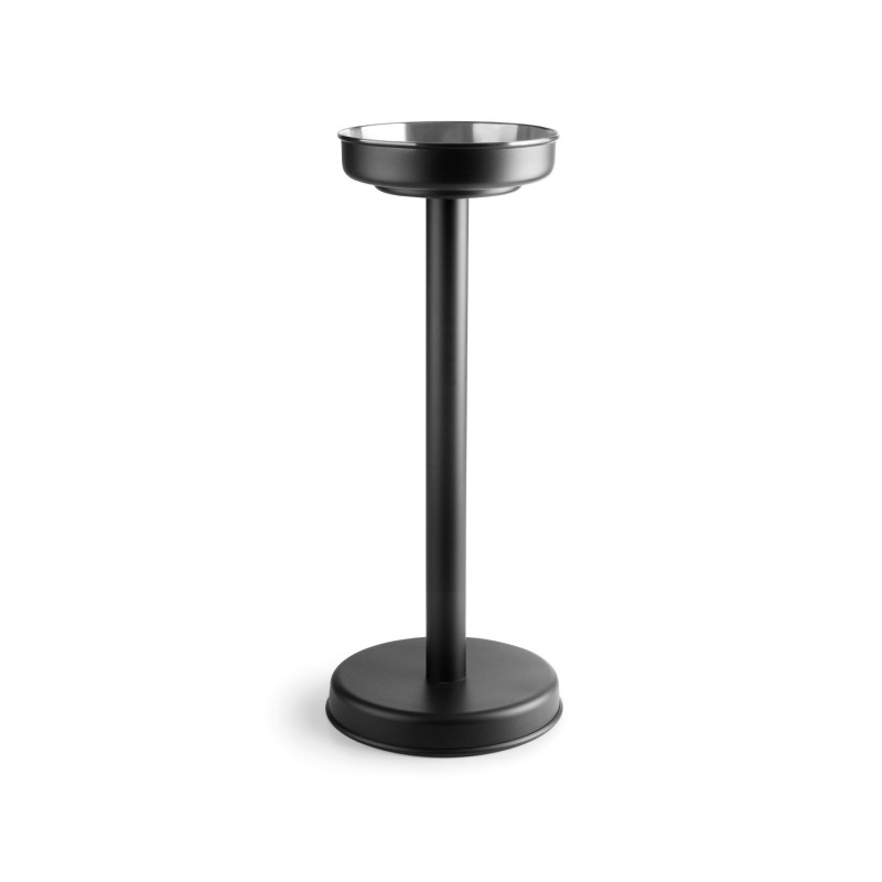 PIE PORTA CUBOS: LACOR INOX BLACK Ø20Xh59 5cm. Ref.62199