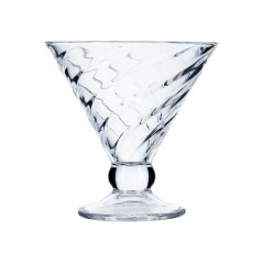 COPA HELADO: UMA COPA FORMA CORNETTO CON RELIEVE 32cl. Ref.5429308