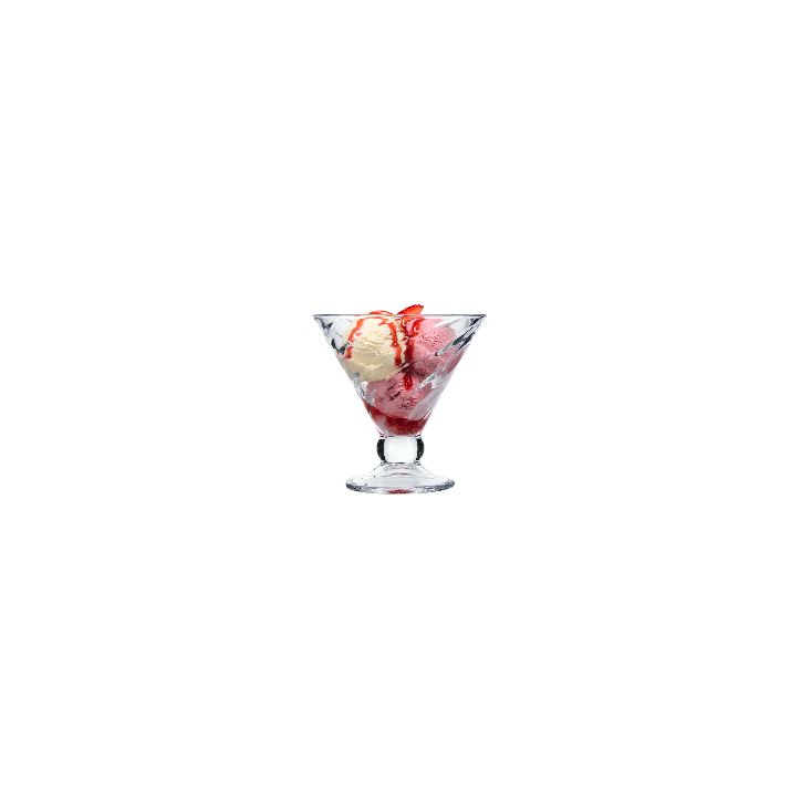COPA HELADO: UMA COPA FORMA CORNETTO CON RELIEVE 32cl. Ref.5429308 COPA HELADO: UMA COPA FORMA CORNETTO CON RELIEVE 32cl. Ref.5429308