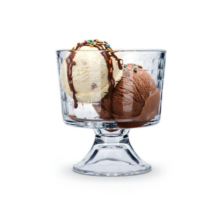 COPA HELADO: UMA COPA FORMA RECTA CON RELIEVE 32cl. Ref.5429307