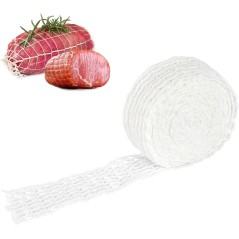 MALLA ELASTICA PARA CARNE 16mm. ROLLO 50 METROS Ref.H-16SR