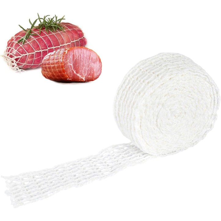 MALLA ELASTICA PARA CARNE 16mm. ROLLO 50 METROS Ref.H-16SR