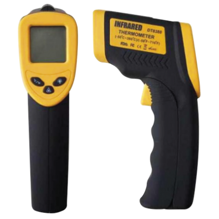 CONTROL DE TEMPERATURA: TERMOMETRO DIGITAL CON PISTALA DE INFRAROJOS Ref.480812