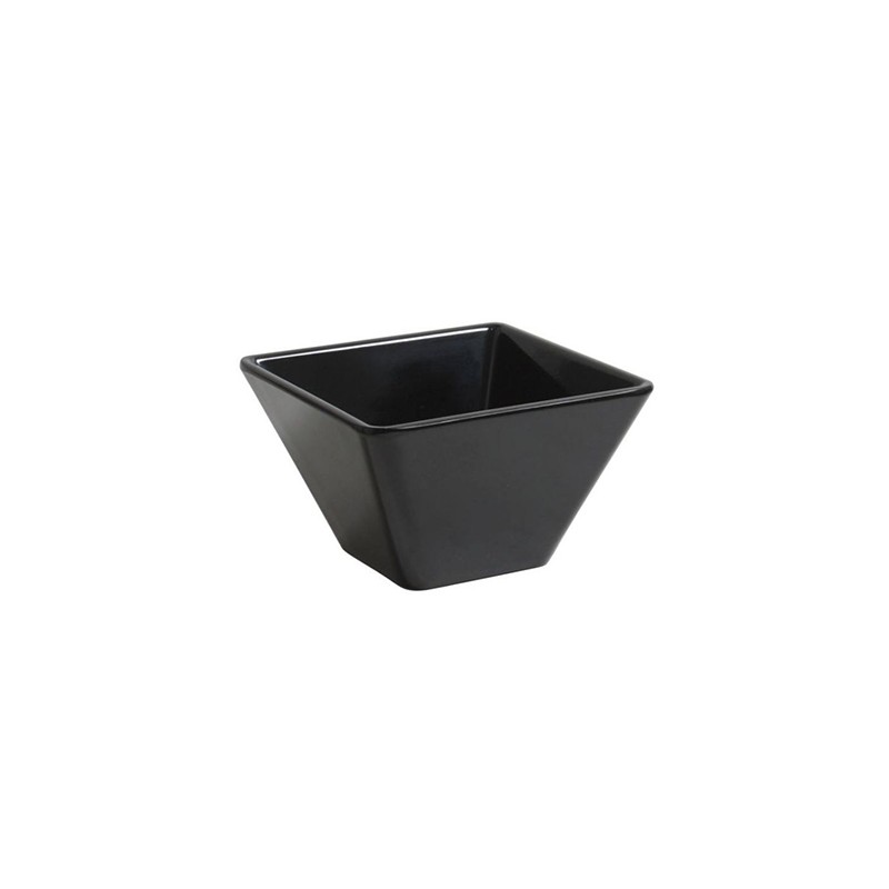 MELAMINA: CUENCO MING 10X10cm. NEGRO Ref.B885180R