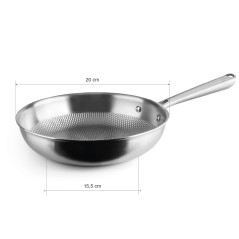 TITANIUM - SARTEN TRICAPA TitanGrill - 3 Medidas disponibles.