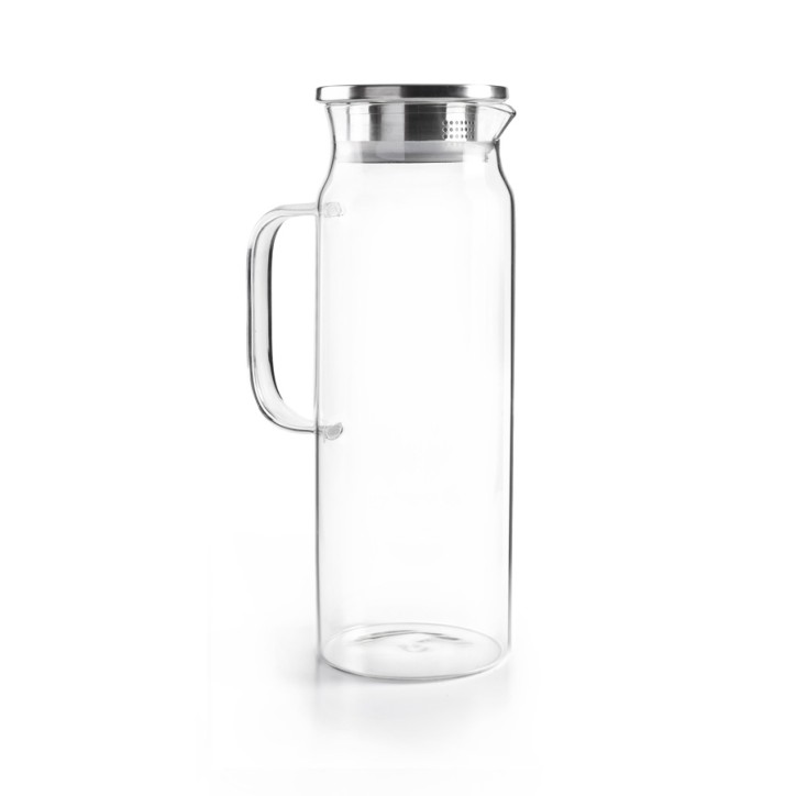 JARRAS AGUA SANGRIA: CON TAPA EN ACERO INOX SLIM 1 5Ltrs. Ø9Xh28cm. Ref.626015