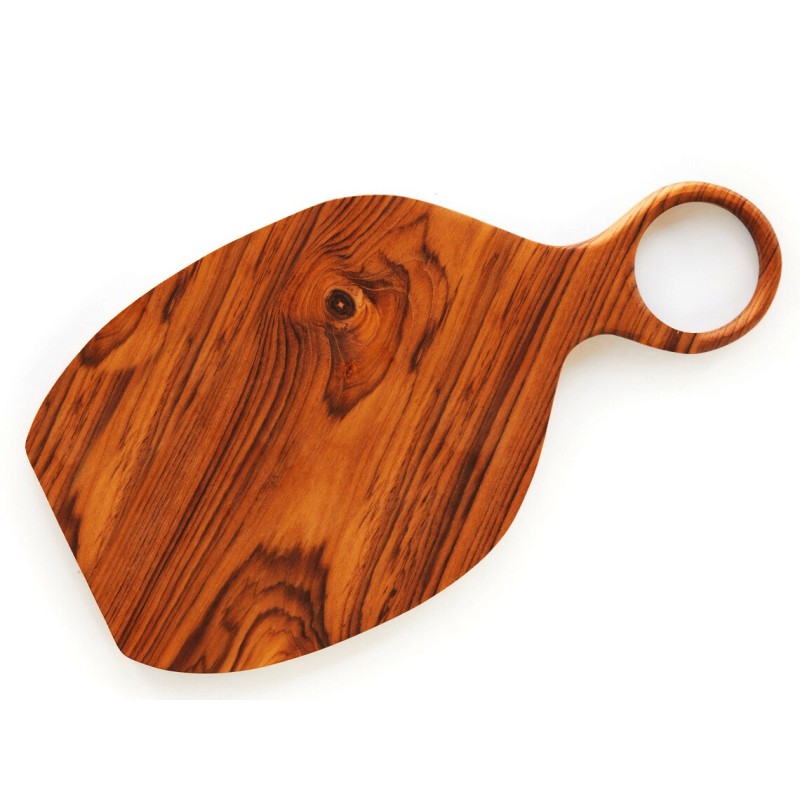RAIZ DE TEKA: TABLA DE PRESENTACION CON COLGADOR 40X21cm. - ARTESANA - HECHA A MANO - Ref.TK301