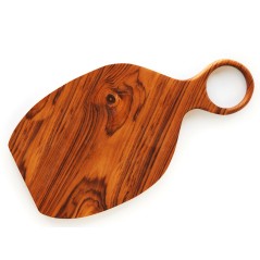 RAIZ DE TEKA: TABLA DE PRESENTACION CON COLGADOR 40X21cm. - ARTESANA - HECHA A MANO - Ref.TK301