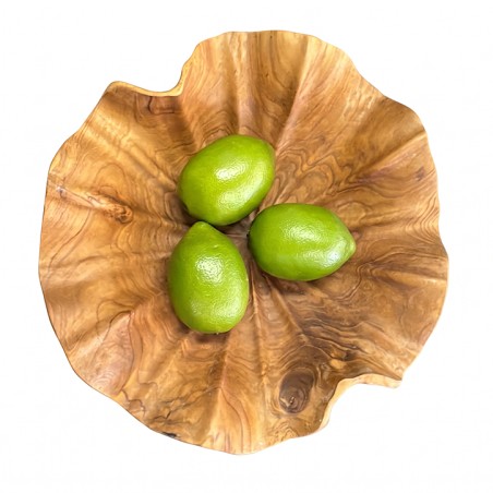 RAIZ DE TEKA: BOL FRUTERO Ø30cm. - ARTESANO - HECHO A MANO - Ref.TK103C