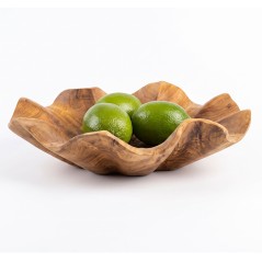 RAIZ DE TEKA: BOL FRUTERO Ø30cm. - ARTESANO - HECHO A MANO - Ref.TK103C