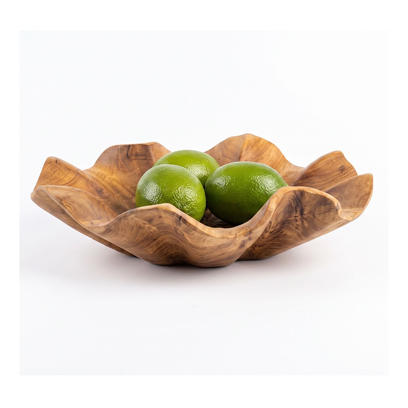 RAIZ DE TEKA: BOL FRUTERO Ø30cm. - ARTESANO - HECHO A MANO - Ref.TK103C