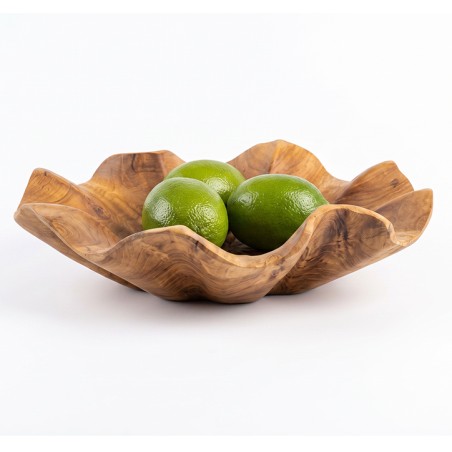RAIZ DE TEKA: BOL FRUTERO Ø30cm. - ARTESANO - HECHO A MANO - Ref.TK103C