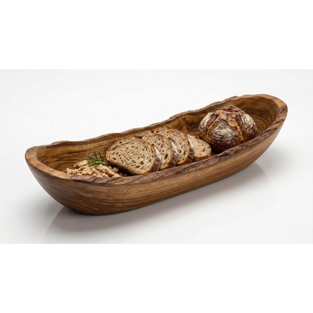 RAIZ DE TEKA: BOL NATURAL GONDOLA 35X10cm. - ARTESANA - HECHA A MANO - Ref.TK405
