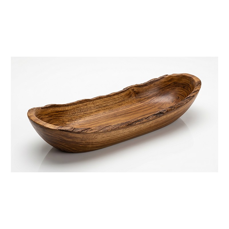 RAIZ DE TEKA: BOL NATURAL GONDOLA 35X10cm. - ARTESANA - HECHA A MANO - Ref.TK405