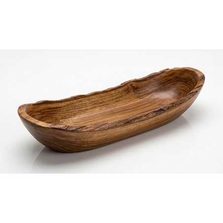 RAIZ DE TEKA: BOL NATURAL GONDOLA 35X10cm. - ARTESANA - HECHA A MANO - Ref.TK405
