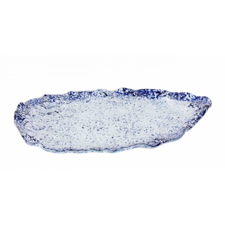 PURA SANGRE: MURANO COBALTO BANDEJA 32x25cm  Ref.P605019B