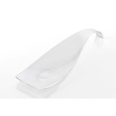 VAJILLA CATERING: WAVE - CUCHARITA PREMIUM - TRANSPARENTE - 121X42mm. - REUTILIZABLE - (50uni.) Ref.91769