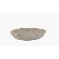 CASA ALEGRE: PLATO HONDO Ø22cm. GOLD STONE WHITE Ref.37004076