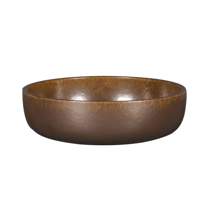 EASE SERIES RAK: PLATO HONDO COLOR MARRON Ø20cm Ref.EABW20RT