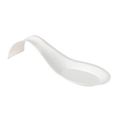 VAJILLA CATERING SERIE PULPA: CUCHARA DEGUSTACION ARCO BLANCA 12X4 2Xh3cm.cm. (50Uds.) 100% Cana de Azucar Ref.5692