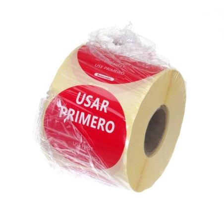 ETIQUETA DE SEGURIDAD ALIMENTARIA - USAR PRIMERO - 500 Uds. Ref.850893