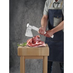 HACHA PARA CARNE INOX CON MANGO EN POLIETILENO Gr. Ref.843390