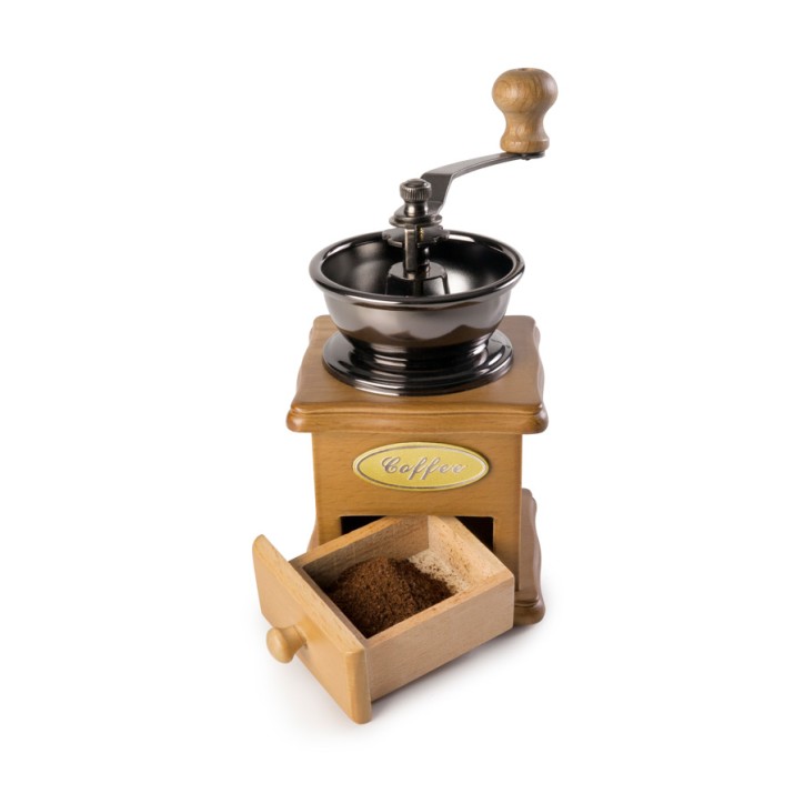 MOLINILLO DE CAFE RETRO MADERA NATURAL Ref.750720 MOLINILLO DE CAFE RETRO MADERA NATURAL Ref.750720