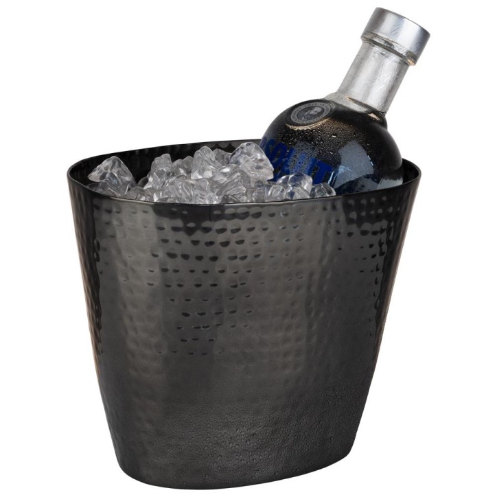 CUBITERAS: CUBO MARTILLEADO 2 1 Ltrs. -  1 Botella