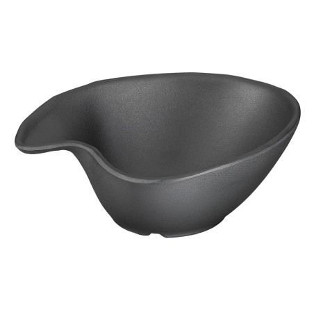 MELAMINA: CUENCO SERIE ZEN NEGRO 14 5X12 5Xh5 5cm. Ref.83935