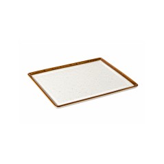 MELAMINA BANDEJA: STONE ART GN 1 2 32 5X26 5Xh2cm. Ref.84520