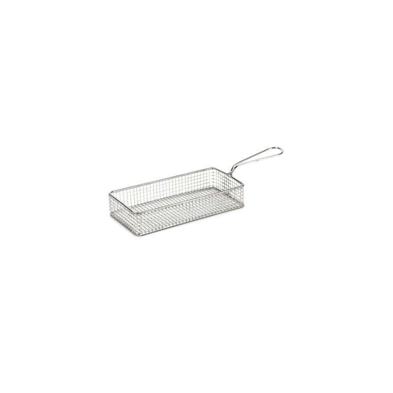 CESTA MINIATURA: CHIP BASKET RECTANGULAR 21X10Xh4cm. Ref.7486