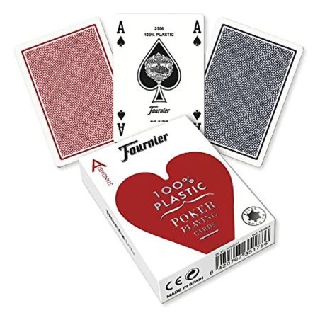 FOURNIER: 55  CARTAS DE POKER 100% PLASTIC Ref.1028935