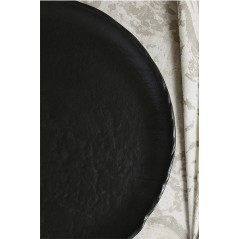 VULCANIA BLACK: PLATO Ø21cm. Ref.VU000210779
