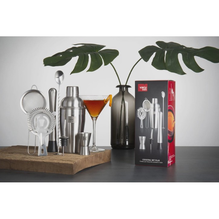 VACUVIN: SET COCTEL PLUS 7 Pcs. CON CAJA DE REGALO Ref.7889361