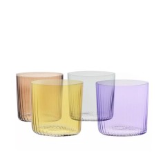 SOFT DRINK COLORS: SET 4 VASOS COLORES