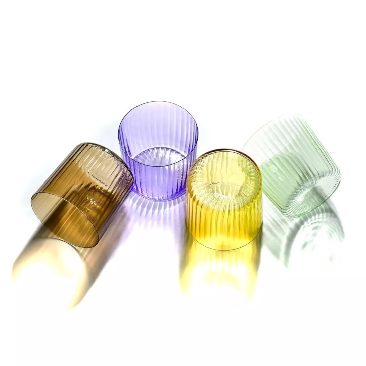 SOFT DRINK COLORS: SET 4 VASOS COLORES