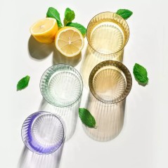 SOFT DRINK COLORS: SET 4 VASOS COLORES