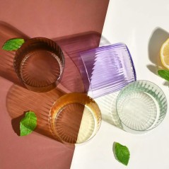 SOFT DRINK COLORS: SET 4 VASOS COLORES